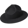Bailey Denholm Wool Ranger's Hat In Black