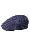 Bailey Furman Driving Cap In Blue Plaid