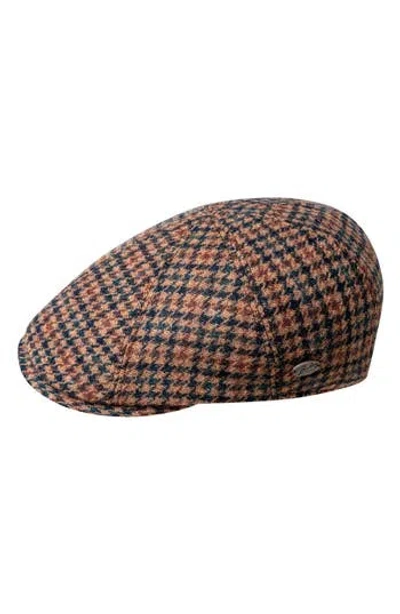 Bailey Furman Driving Cap In Copper Plaid