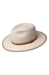 Bailey Ganon Felted Wool Fedora In Brown