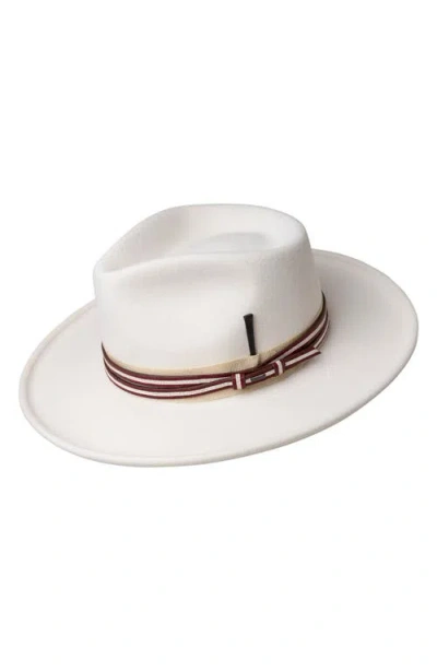 Bailey Klinger Litefelt® Wool Fedora In Chalk