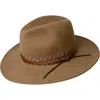 Bailey Luz Litefelt® Wool Fedora In Driftwood