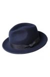 Bailey Maglor Wool Felt Fedora In Blue