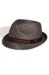 Bailey Mannes Straw Hat In Brown Multi