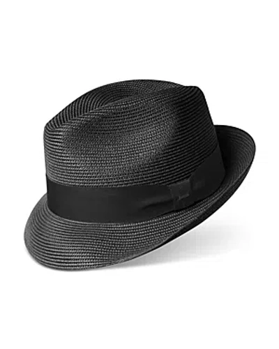Bailey Of Hollywood Craig Braided Fedora In Black