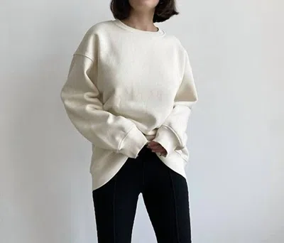 Bailey Rose Be Kind Crewneck Sweatshirt In Cream In White