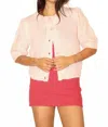 Bailey Rose Beach Boil Button Up In Pink In Pink