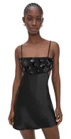 Bailey Rose Black Embellished Mini Dress Black In Black