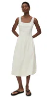 Bailey Rose Bubble Hem Dress Cream In Cream