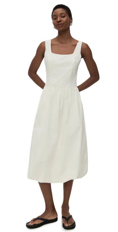 Bailey Rose Bubble Hem Dress Cream
