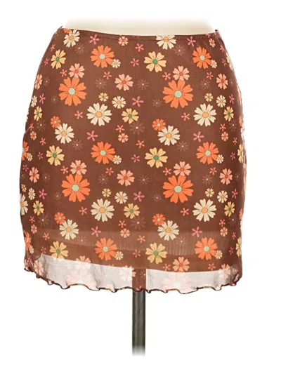 Pre-owned Bailey Rose Casual Skirt In Brown