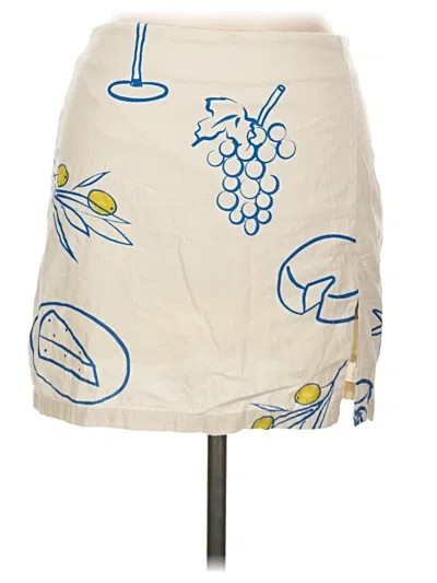 Pre-owned Bailey Rose Casual Skirt In Ivory