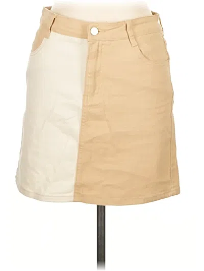 Pre-owned Bailey Rose Casual Skirt In Tan