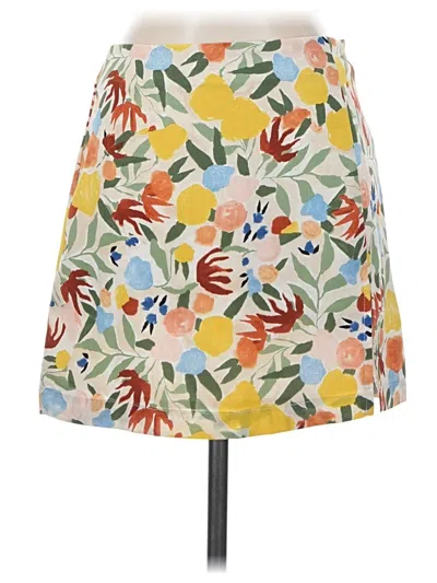 Pre-owned Bailey Rose Casual Skirt In Yellow
