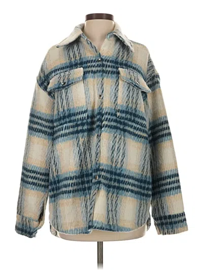 Pre-owned Bailey Rose Coat In Blue