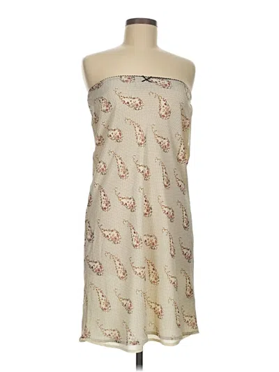 Pre-owned Bailey Rose Cocktail Dress In Tan