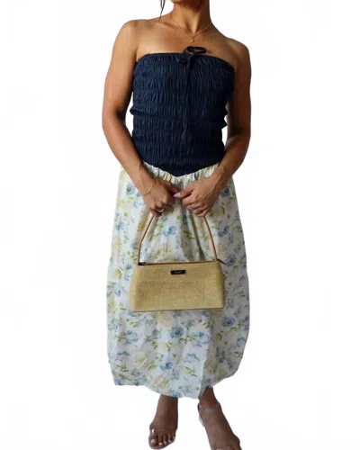 Bailey Rose Garden Bubble Dress In Midnight In Blue