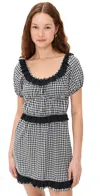 Bailey Rose Gingham Dress Black In Black