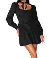 Bailey Rose Kelly Mini Dress In Black In Black