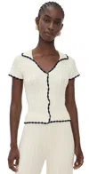 Bailey Rose Knit Top Cream In Neutral
