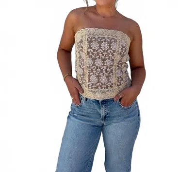 Bailey Rose Laurenzia Tube Top In Brown