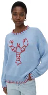 Bailey Rose Lobster Sweater Blue In Blue