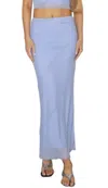 Bailey Rose Lola Mesh Maxi Skirt In Lavender In Multi