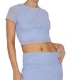 Bailey Rose Lola Mesh Top In Lavender In Multi