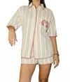 Bailey Rose Lucida Coastal Top In Off White In White