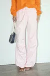 Bailey Rose Lucy Parachute Pant In Pastel Pink