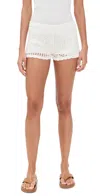 Bailey Rose Mini Shorts Off White