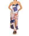 Bailey Rose Paisley Patchwork Midi Dress In Multi In Multi