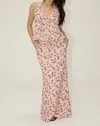 Bailey Rose Picking Strawberries Maxi Skirt In Pink In Animal Print