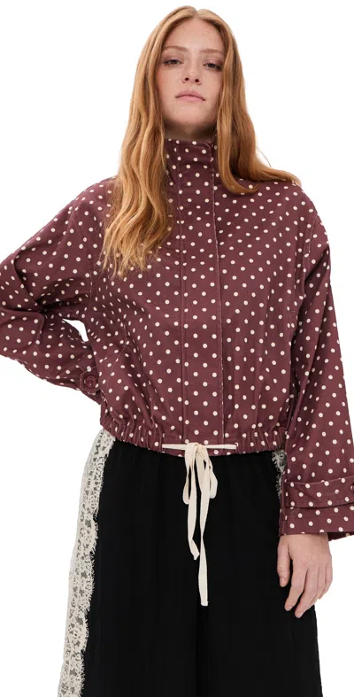 Bailey Rose Polka Dot Jacket Hot Chocolate