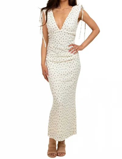 Bailey Rose Porcelain Dress In White