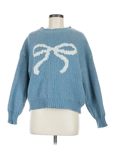 Pre-owned Bailey Rose Pullover Sweater In Blue