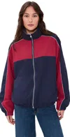 Bailey Rose Reversible Jacket Navy In Multi