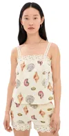 Bailey Rose Shell Blouse Cream In White