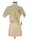 Bailey Rose Short Sleeve Turtleneck In Neutral