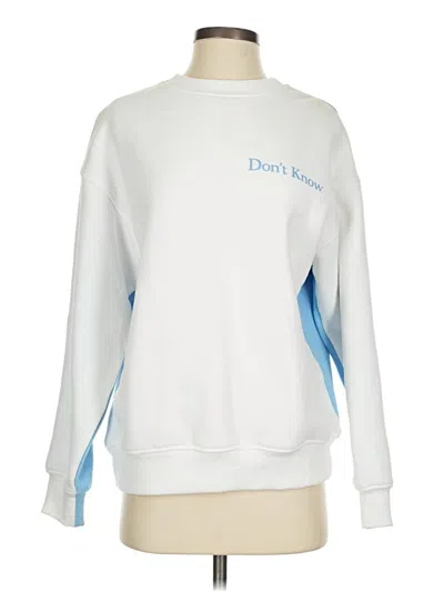 Pre-owned Bailey Rose Sweatshirt In White