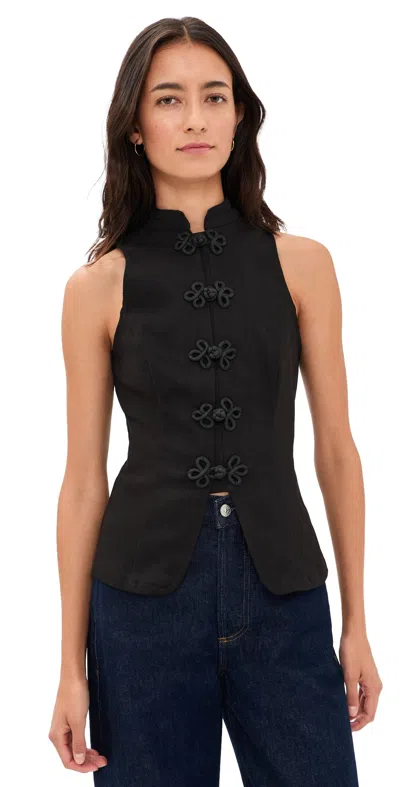 Bailey Rose Vest Top Black