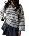 Bailey Rose Vintage Stripe Pattern Sweater In Multi In Multi