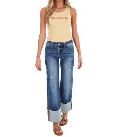 Bailey Rose Women's Nantucket Sailing Club Tank Top In Daffodil In Neutral