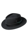 Bailey Sprake Wool Fedora In Black