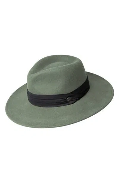 Bailey Thaler Wool Fedora In Green