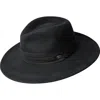 Bailey Thaler Wool Fedora In Black