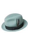 Bailey Tino Snap Brim Wool Fedora In Gray