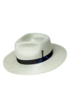 Bailey Trevel Wool Felt Fedora In Silver