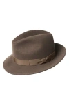 Bailey Winters Wool Felt Fedora In Saddle
