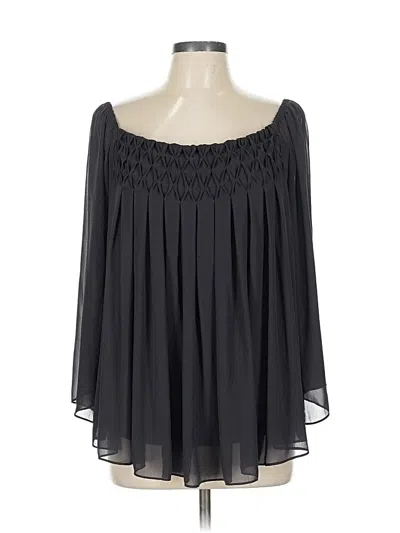 Pre-owned Bailey44 3/4 Sleeve Blouse In Black